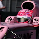 Esteban Ocon (FRA) Force India VJM10 on the grid at Formula One World Championship, Rd1, Australian Grand Prix, Race, Albert Park, Melbourne, Australia, Sunday 26 March 2017. © Sutton Motorsport Images