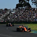 Stoffel Vandoorne (BEL) McLaren MCL32 at Formula One World Championship, Rd1, Australian Grand Prix, Race, Albert Park, Melbourne, Australia, Sunday 26 March 2017. © Sutton Motorsport Images