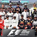 Driver group photo at Formula One World Championship, Rd1, Australian Grand Prix, Race, Albert Park, Melbourne, Australia, Sunday 26 March 2017. © Sutton Motorsport Images