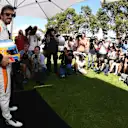 Fernando Alonso (ESP) McLaren at the driver portrait session at Formula One World Championship, Rd1, Australian Grand Prix, Preparations, Albert Park, Melbourne, Australia, Thursday 23 March 2017. © Sutton Motorsport Images