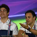Lance Stroll (CDN) Williams and Felipe Massa (BRA) Williams in the Press Conference at Formula One World Championship, Rd1, Australian Grand Prix, Preparations, Albert Park, Melbourne, Australia, Thursday 23 March 2017. © Sutton Motorsport Images
