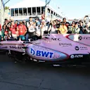 Force India VJM10 in pit lane at Formula One World Championship, Rd1, Australian Grand Prix, Preparations, Albert Park, Melbourne, Australia, Thursday 23 March 2017. © Sutton Motorsport Images