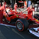 Ferrari SF70-H in pit lane at Formula One World Championship, Rd1, Australian Grand Prix, Preparations, Albert Park, Melbourne, Australia, Thursday 23 March 2017. © Sutton Motorsport Images