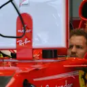 Sebastian Vettel (GER) Ferrari SF70-H at Formula One World Championship, Rd1, Australian Grand Prix, Preparations, Albert Park, Melbourne, Australia, Thursday 23 March 2017. © Sutton Motorsport Images