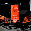 McLaren MCL32 nose and front wing at Formula One World Championship, Rd1, Australian Grand Prix, Preparations, Albert Park, Melbourne, Australia, Thursday 23 March 2017. © Sutton Motorsport Images