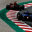 Pascal Wehrlein (GER) Sauber C36 and Daniel Ricciardo (AUS) Red Bull Racing RB13 at Formula One World Championship, Rd9, Austrian Grand Prix, Practice, Spielberg, Austria, Friday 7 July 2017. © Sutton Images