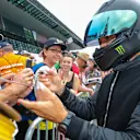 Lewis Hamilton (GBR) Mercedes AMG F1 signs autographs for the fans at Formula One World Championship, Rd9, Austrian Grand Prix, Qualifying, Spielberg, Austria, Saturday 8 July 2017. © Sutton Images
