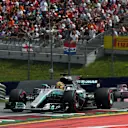 Lewis Hamilton (GBR) Mercedes-Benz F1 W08 Hybrid at Formula One World Championship, Rd9, Austrian Grand Prix, Race, Spielberg, Austria, Sunday 9 July 2017. © Sutton Images