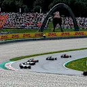 Lap one action at Formula One World Championship, Rd9, Austrian Grand Prix, Race, Spielberg, Austria, Sunday 9 July 2017. © Sutton Images