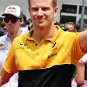 Nico Hulkenberg (GER) Renault Sport F1 Team on the drivers parade at Formula One World Championship, Rd9, Austrian Grand Prix, Race, Spielberg, Austria, Sunday 9 July 2017. © Sutton Images