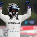 Race winner Valtteri Bottas (FIN) Mercedes AMG F1 celebrates in parc ferme at Formula One World Championship, Rd9, Austrian Grand Prix, Race, Spielberg, Austria, Sunday 9 July 2017. © Sutton Images