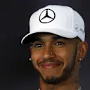 Lewis Hamilton (GBR) Mercedes AMG F1 in the Press Conference at Formula One World Championship, Rd9, Austrian Grand Prix, Preparations, Spielberg, Austria, Thursday 6 July 2017. © Sutton Images