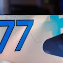 The race number and rear fin detail of Valtteri Bottas (FIN) Mercedes-Benz F1 W08 Hybrid at Formula One World Championship, Rd9, Austrian Grand Prix, Preparations, Spielberg, Austria, Thursday 6 July 2017. © Sutton Images