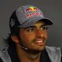 Carlos Sainz jr (ESP) Scuderia Toro Rosso in the Press Conference at Formula One World Championship, Rd9, Austrian Grand Prix, Preparations, Spielberg, Austria, Thursday 6 July 2017. © Sutton Images