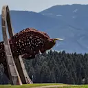 Bull sculpture at Formula One World Championship, Rd9, Austrian Grand Prix, Preparations, Spielberg, Austria, Thursday 6 July 2017. © Sutton Images