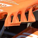 McLaren MCL32 nose wing detail at Formula One World Championship, Rd9, Austrian Grand Prix, Preparations, Spielberg, Austria, Thursday 6 July 2017. © Sutton Images