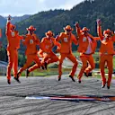 Max Verstappen (NED) Red Bull Racing fans jump at Formula One World Championship, Rd9, Austrian Grand Prix, Preparations, Spielberg, Austria, Thursday 6 July 2017. © Sutton Images