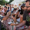 Fernando Alonso (ESP) McLaren signs autographs for the fans at Formula One World Championship, Rd9, Austrian Grand Prix, Preparations, Spielberg, Austria, Thursday 6 July 2017. © Sutton Images
