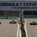 Daniel Ricciardo (AUS) Red Bull Racing RB13 and Daniil Kvyat (RUS) Scuderia Toro Rosso STR12 at Formula One World Championship, Rd8, Azerbaijan Grand Prix, Practice, Baku City Circuit, Baku, Azerbaijan, Friday 23 June 2017. © Sutton Images