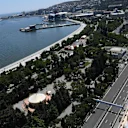 Aerial view at Formula One World Championship, Rd8, Azerbaijan Grand Prix, Qualifying, Baku City Circuit, Baku, Azerbaijan, Saturday 24 June 2017. © Sutton Images