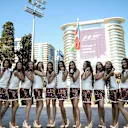 Grid girls at Formula One World Championship, Rd8, Azerbaijan Grand Prix, Qualifying, Baku City Circuit, Baku, Azerbaijan, Saturday 24 June 2017. © Sutton Images