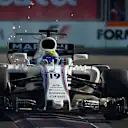 Felipe Massa (BRA) Williams FW40 sparks at Formula One World Championship, Rd8, Azerbaijan Grand Prix, Qualifying, Baku City Circuit, Baku, Azerbaijan, Saturday 24 June 2017. © Sutton Images