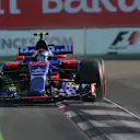 Carlos Sainz (ESP) Scuderia Toro Rosso STR12 at Formula One World Championship, Rd8, Azerbaijan Grand Prix, Qualifying, Baku City Circuit, Baku, Azerbaijan, Saturday 24 June 2017. © Sutton Images