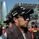 Sergio Perez (MEX) Force India on the grid at Formula One World Championship, Rd8, Azerbaijan Grand Prix, Race, Baku City Circuit, Baku, Azerbaijan, Sunday 25 June 2017. © Sutton Images