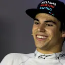 Lance Stroll (CDN) Williams in the Press Conference at Formula One World Championship, Rd8, Azerbaijan Grand Prix, Race, Baku City Circuit, Baku, Azerbaijan, Sunday 25 June 2017. © Sutton Images