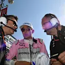 Esteban Ocon (FRA) Force India F1 on the grid at Formula One World Championship, Rd8, Azerbaijan Grand Prix, Race, Baku City Circuit, Baku, Azerbaijan, Sunday 25 June 2017. © Sutton Images