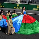 Grid entertainment at Formula One World Championship, Rd8, Azerbaijan Grand Prix, Race, Baku City Circuit, Baku, Azerbaijan, Sunday 25 June 2017. © Sutton Images