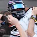 Lance Stroll (CDN) Williams celebrates in parc ferme at Formula One World Championship, Rd8, Azerbaijan Grand Prix, Race, Baku City Circuit, Baku, Azerbaijan, Sunday 25 June 2017. © Sutton Images