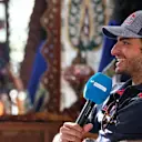 Carlos Sainz jr (ESP) Scuderia Toro Rosso talks to the media at Formula One World Championship, Rd8, Azerbaijan Grand Prix, Preparations, Baku City Circuit, Baku, Azerbaijan, Thursday 22 June 2017. © Sutton Images