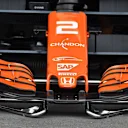 McLaren MCL32 nose and front wing at Formula One World Championship, Rd8, Azerbaijan Grand Prix, Preparations, Baku City Circuit, Baku, Azerbaijan, Thursday 22 June 2017. © Sutton Images