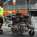 Track workers at Formula One World Championship, Rd8, Azerbaijan Grand Prix, Preparations, Baku City Circuit, Baku, Azerbaijan, Thursday 22 June 2017. © Sutton Images