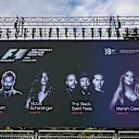 Concert advert on giant screen at Formula One World Championship, Rd8, Azerbaijan Grand Prix, Preparations, Baku City Circuit, Baku, Azerbaijan, Thursday 22 June 2017. © Sutton Images