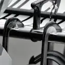 Haas VF-17 rear wing detail at Formula One World Championship, Rd8, Azerbaijan Grand Prix, Preparations, Baku City Circuit, Baku, Azerbaijan, Thursday 22 June 2017. © Sutton Images