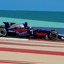 Daniil Kvyat (RUS) Scuderia Toro Rosso STR12 at Formula One World Championship, Rd3, Bahrain Grand Prix Practice, Bahrain International Circuit, Sakhir, Bahrain, Friday 14 April 2017. © Sutton Motorsport Images