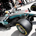 Lewis Hamilton (GBR) Mercedes-Benz F1 W08 Hybrid at Formula One World Championship, Rd3, Bahrain Grand Prix Practice, Bahrain International Circuit, Sakhir, Bahrain, Friday 14 April 2017. © Sutton Motorsport Images