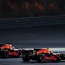 Daniel Ricciardo (AUS) Red Bull Racing RB13 and Max Verstappen (NED) Red Bull Racing RB13 at Formula One World Championship, Rd3, Bahrain Grand Prix Practice, Bahrain International Circuit, Sakhir, Bahrain, Friday 14 April 2017. © Sutton Motorsport Images