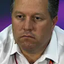 Zak Brown (USA) McLaren Executive Director in the Press Conference at Formula One World Championship, Rd3, Bahrain Grand Prix Practice, Bahrain International Circuit, Sakhir, Bahrain, Friday 14 April 2017. © Sutton Motorsport Images