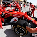 Sebastian Vettel (GER) Ferrari SF70-H at Formula One World Championship, Rd3, Bahrain Grand Prix Practice, Bahrain International Circuit, Sakhir, Bahrain, Friday 14 April 2017. © Sutton Motorsport Images