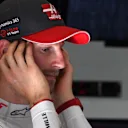 Romain Grosjean (FRA) Haas F1 at Formula One World Championship, Rd3, Bahrain Grand Prix Qualifying, Bahrain International Circuit, Sakhir, Bahrain, Saturday 15 April 2017. © Sutton Motorsport Images