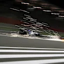 Marcus Ericsson (SWE) Sauber C36 and Pascal Wehrlein (GER) Sauber C36 at Formula One World Championship, Rd3, Bahrain Grand Prix Race, Bahrain International Circuit, Sakhir, Bahrain, Sunday 16 April 2017. © Sutton Motorsport Images