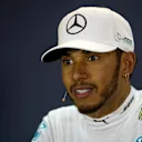 Lewis Hamilton (GBR) Mercedes AMG F1 in the Press Conference at Formula One World Championship, Rd3, Bahrain Grand Prix Race, Bahrain International Circuit, Sakhir, Bahrain, Sunday 16 April 2017. © Sutton Motorsport Images