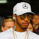 Lewis Hamilton (GBR) Mercedes AMG F1 on the drivers parade at Formula One World Championship, Rd3, Bahrain Grand Prix Race, Bahrain International Circuit, Sakhir, Bahrain, Sunday 16 April 2017. © Sutton Motorsport Images