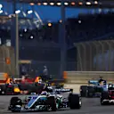 Valtteri Bottas (FIN) Mercedes-Benz F1 W08 Hybrid leads at the start of the race at Formula One World Championship, Rd3, Bahrain Grand Prix Race, Bahrain International Circuit, Sakhir, Bahrain, Sunday 16 April 2017. © Sutton Motorsport Images