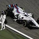 Race retiree Lance Stroll (CDN) Williams FW40 at Formula One World Championship, Rd3, Bahrain Grand Prix Race, Bahrain International Circuit, Sakhir, Bahrain, Sunday 16 April 2017. © Sutton Motorsport Images