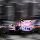 Esteban Ocon (FRA) Force India VJM10 pit stop at Formula One World Championship, Rd3, Bahrain Grand Prix Race, Bahrain International Circuit, Sakhir, Bahrain, Sunday 16 April 2017. © Sutton Motorsport Images