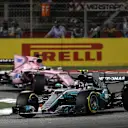 Valtteri Bottas (FIN) Mercedes-Benz F1 W08 Hybrid at Formula One World Championship, Rd3, Bahrain Grand Prix Race, Bahrain International Circuit, Sakhir, Bahrain, Sunday 16 April 2017. © Sutton Motorsport Images